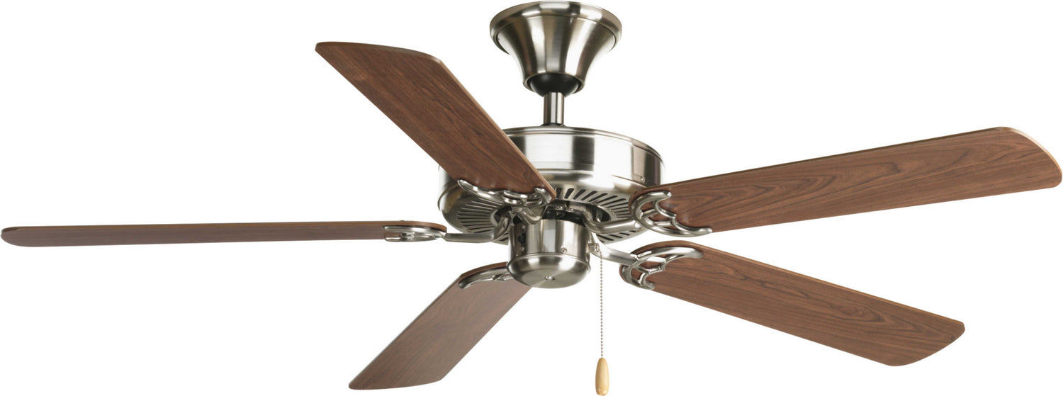 Progress Lighting - P2501-09 - 52"Ceiling Fan - Airpro Builder - Brushed Nickel