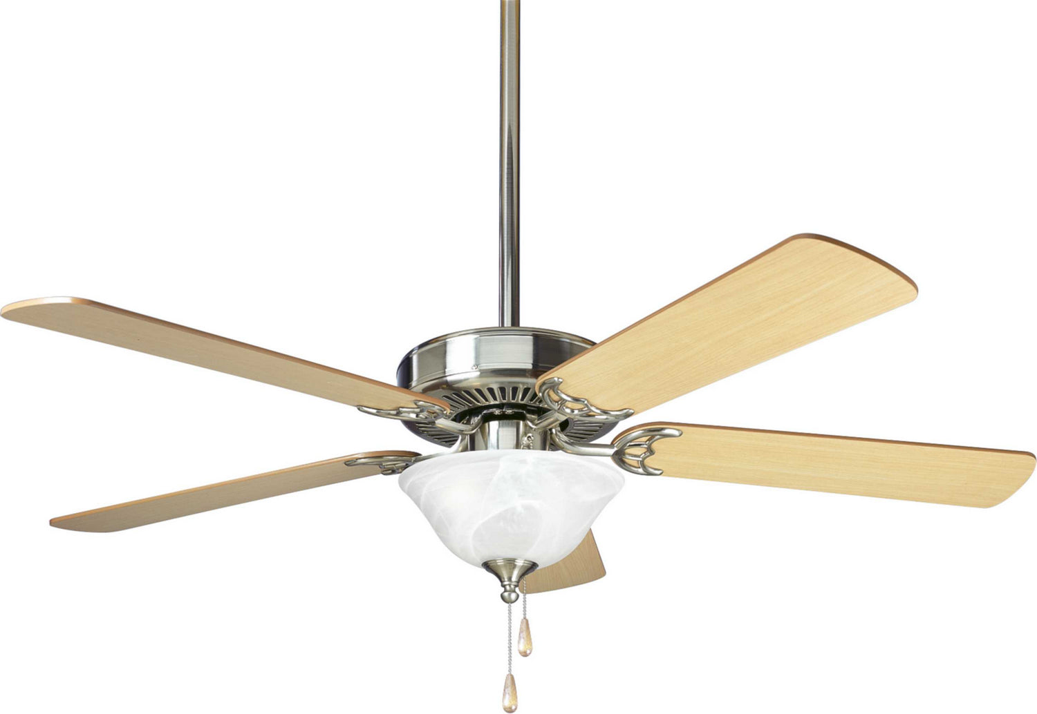 Progress Lighting - P2501-09 - 52"Ceiling Fan - Airpro Builder - Brushed Nickel