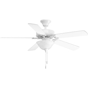 Progress Lighting - P2501-30W - 52"Ceiling Fan - Airpro Builder - White