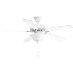 Progress Lighting - P2501-30W - 52"Ceiling Fan - Airpro Builder - White