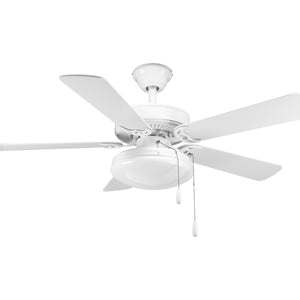 Progress Lighting - P2500-30 - 42"Ceiling Fan - Airpro Builder - White