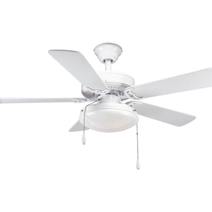 Progress Lighting - P2500-30 - 42"Ceiling Fan - Airpro Builder - White