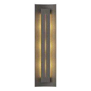 Hubbardton Forge - 217635-SKT-20-CC0205 - Three Light Wall Sconce - Gallery - Natural Iron