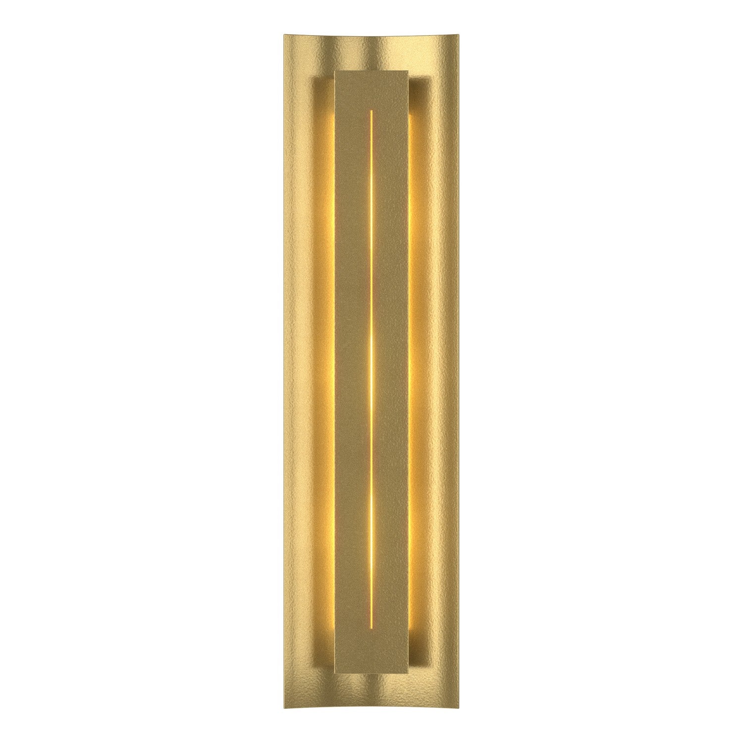 Hubbardton Forge - 217635-SKT-86-CC0205 - Gallery Sconce - Gallery - Modern Brass