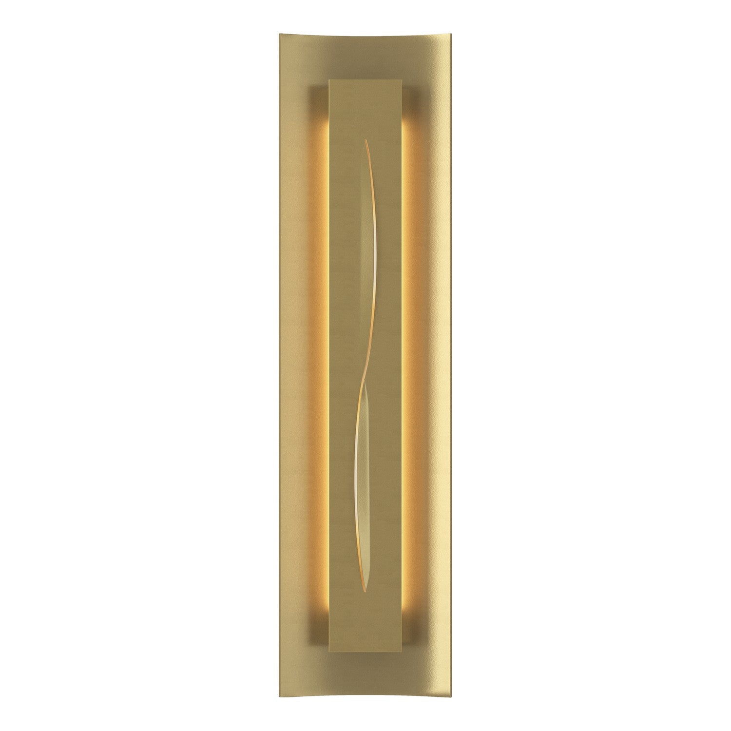 Hubbardton Forge - 217640-SKT-86-CC0206 - Gallery Sconce - Gallery - Modern Brass