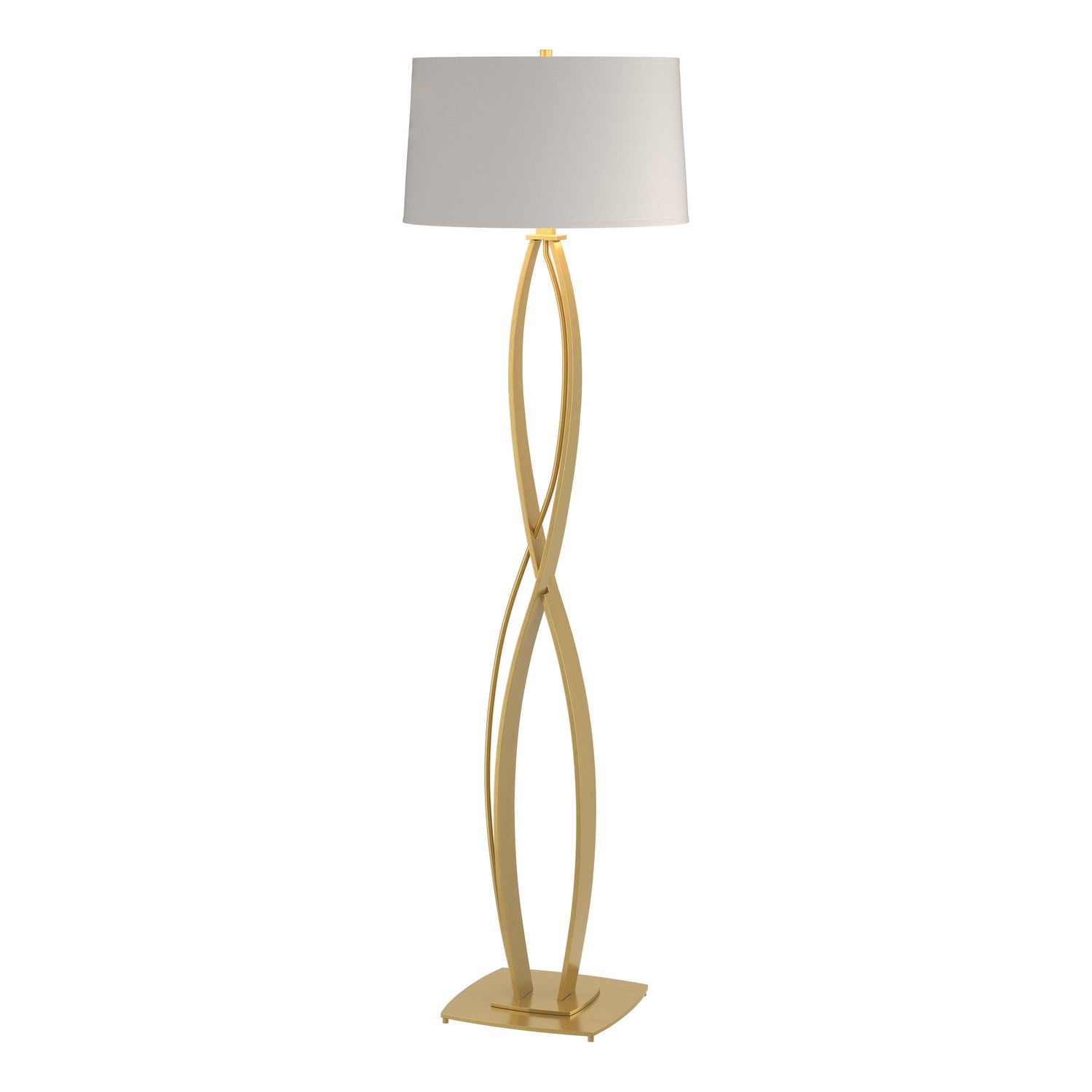 Hubbardton Forge - 232686-SKT-86-SE1894 - Almost Infinity Floor Lamp - Almost Infinity - Modern Brass