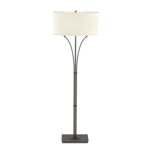 Hubbardton Forge - 232720-SKT-20-SE1914 - Two Light Floor Lamp - Formae - Natural Iron