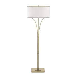 Hubbardton Forge - 232720-SKT-86-SE1914 - Two Light Floor Lamp - Formae - Modern Brass