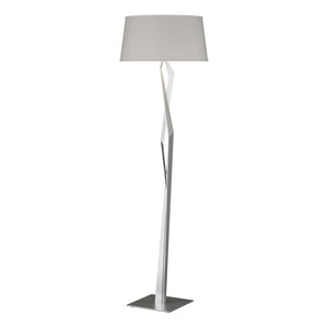 Hubbardton Forge - 232850-SKT-82-SE2011 - One Light Floor Lamp - Facet - Vintage Platinum
