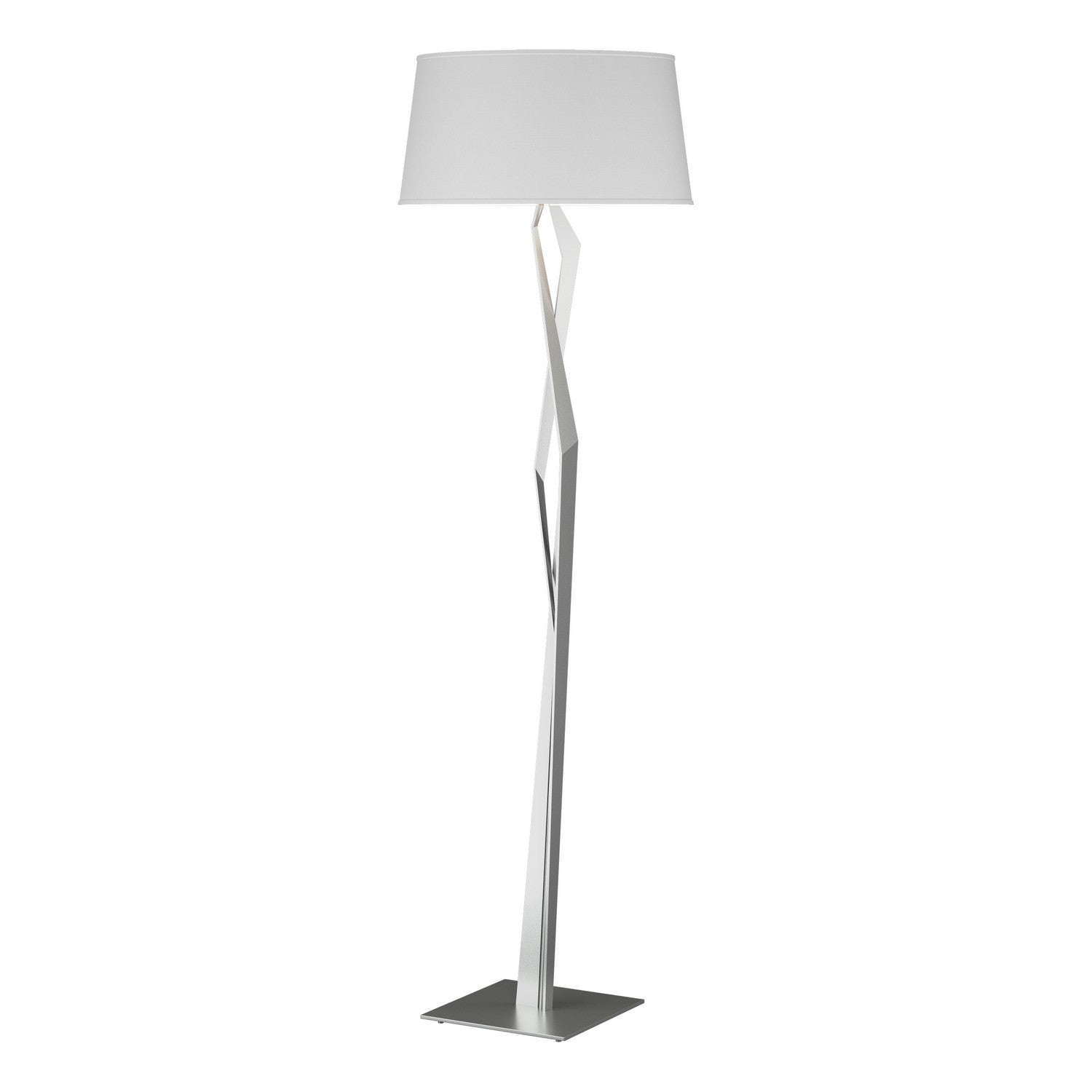 Hubbardton Forge - 232850-SKT-82-SF2011 - Facet Floor Lamp - Facet - Vintage Platinum