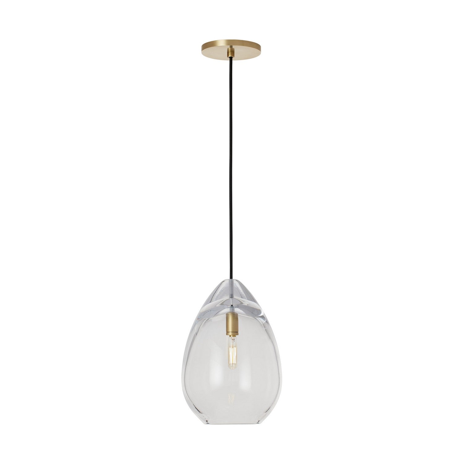 Visual Comfort Modern - SLPD279CNB - One Light Pendant - Alina - Natural Brass