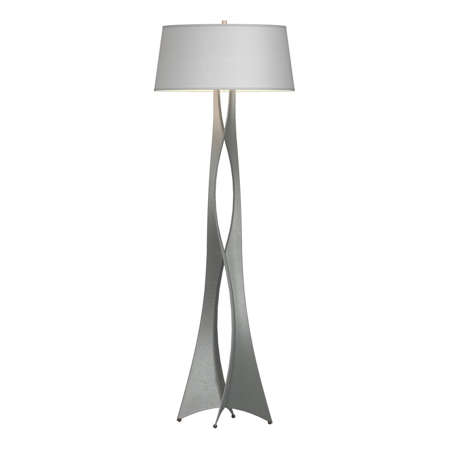Hubbardton Forge - 233070-SKT-82-SF2202 - Moreau Floor Lamp - Moreau - Vintage Platinum