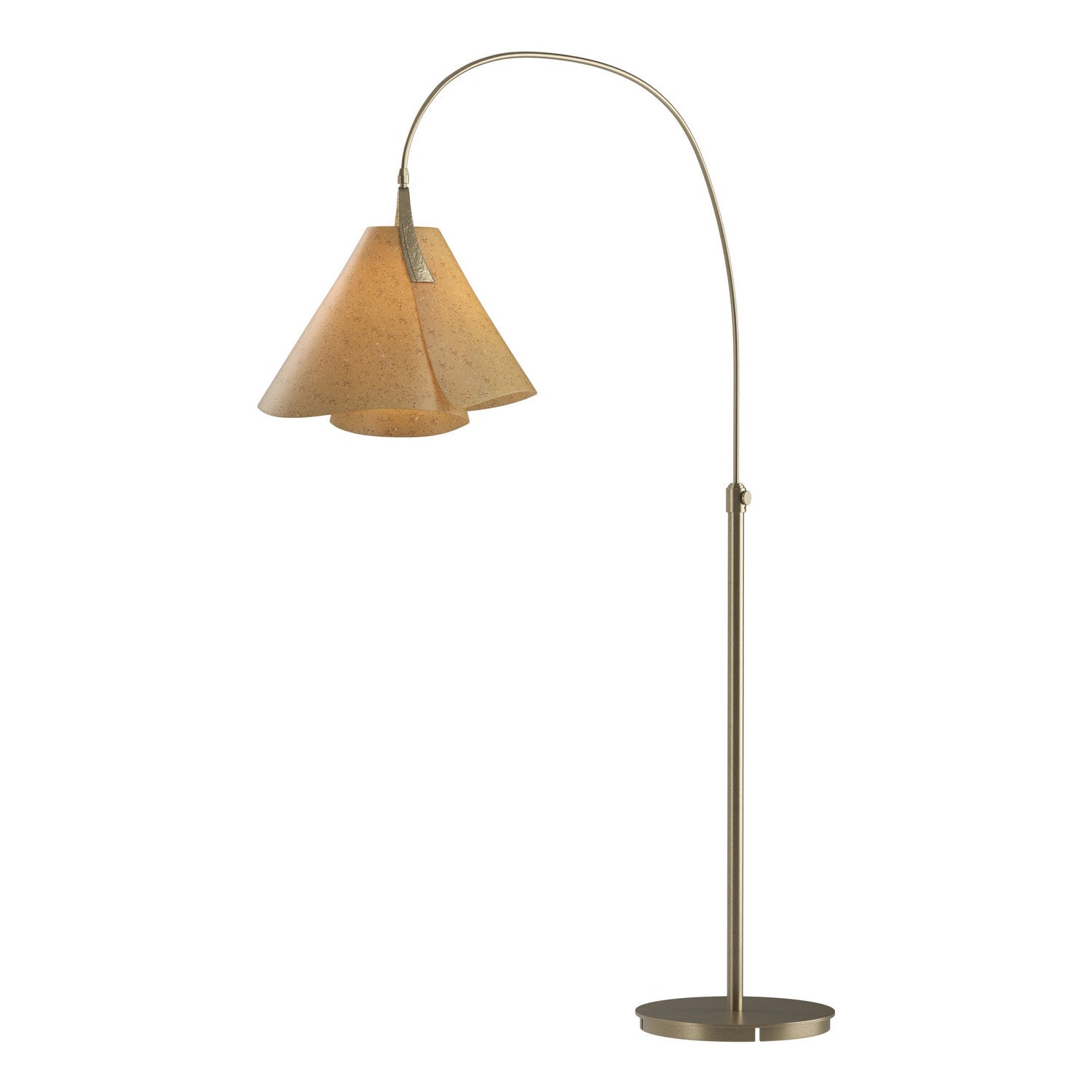 Hubbardton Forge - 234505-SKT-84-SG1992 - Mobius Arc Floor Lamp - Mobius - Soft Gold