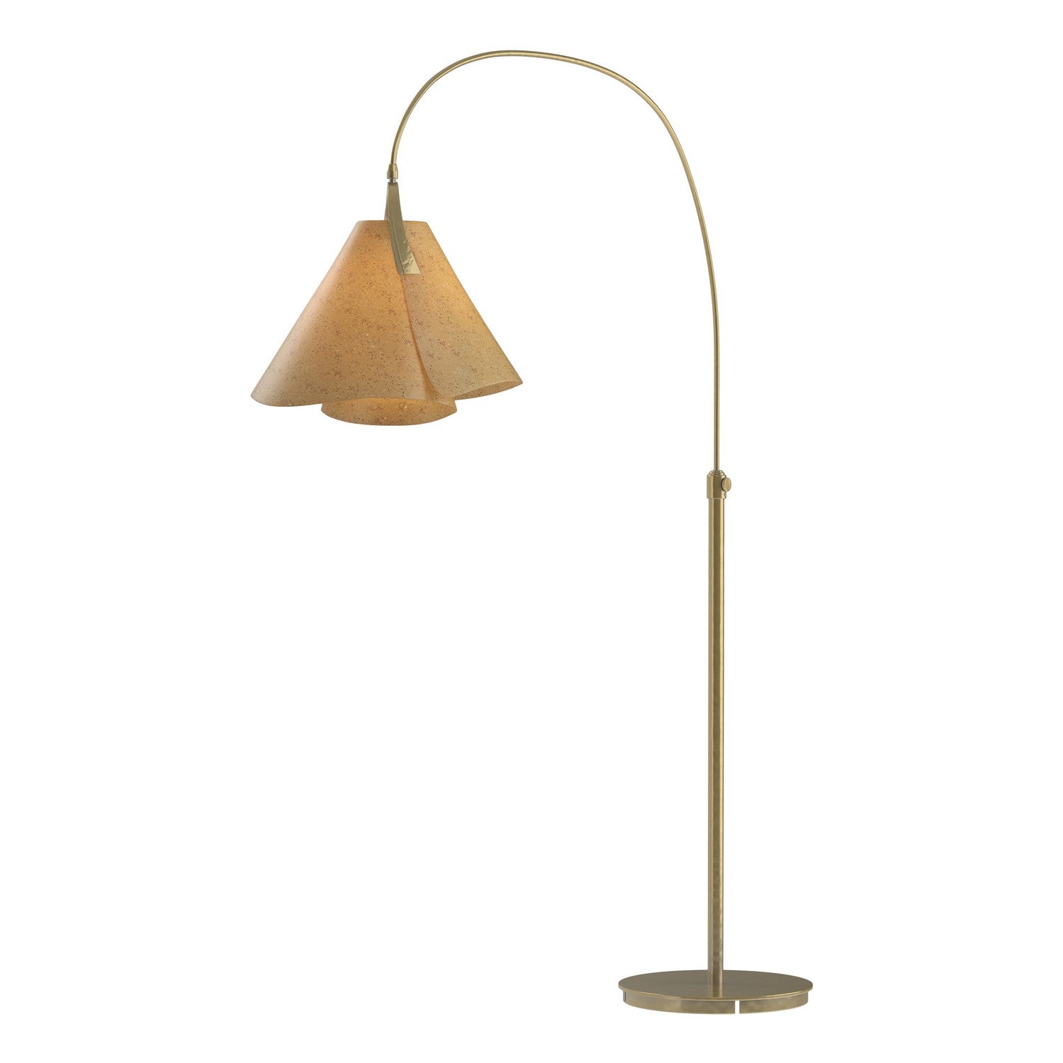 Hubbardton Forge - 234505-SKT-86-SG1992 - Mobius Arc Floor Lamp - Mobius - Modern Brass