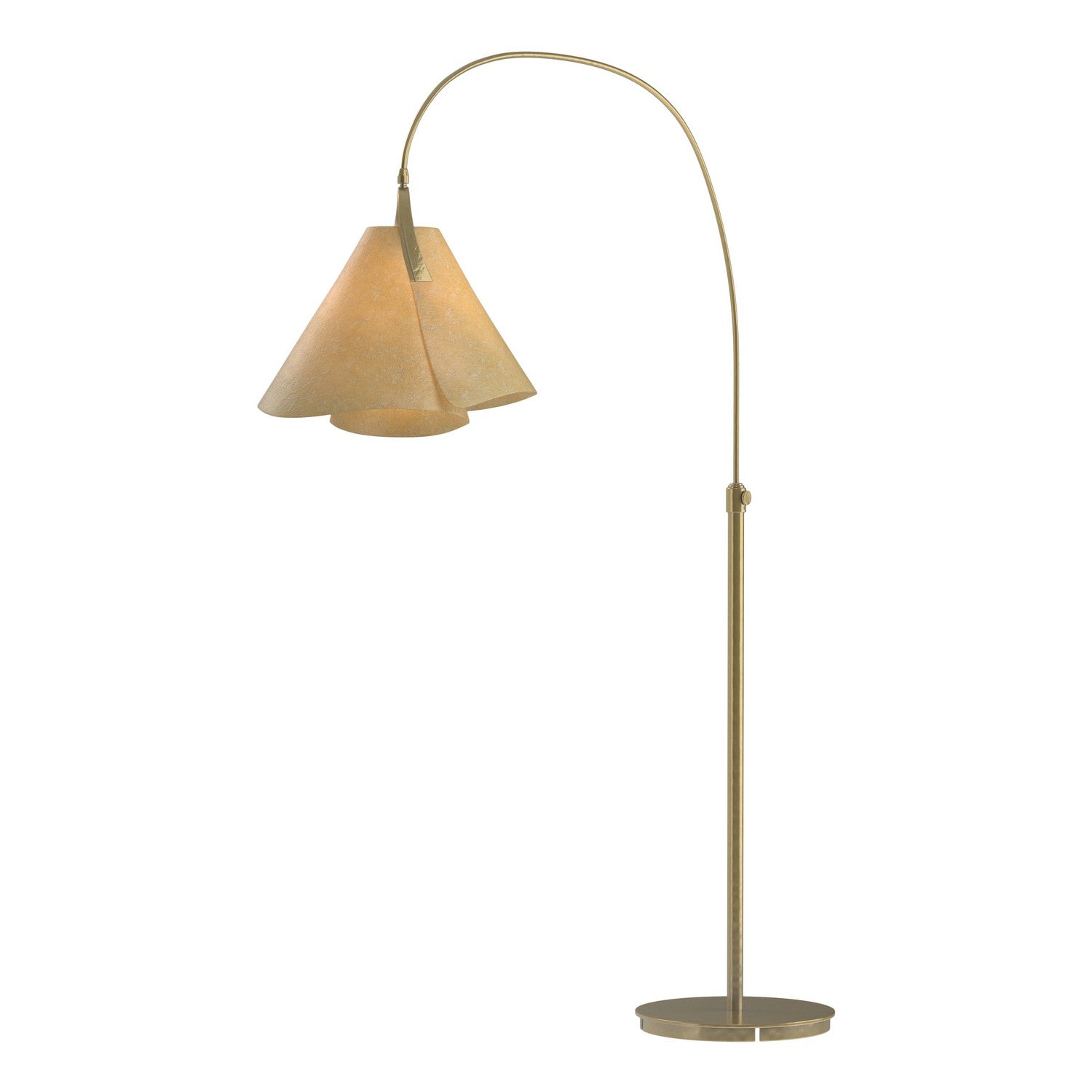 Hubbardton Forge - 234505-SKT-86-SI1992 - Mobius Arc Floor Lamp - Mobius - Modern Brass