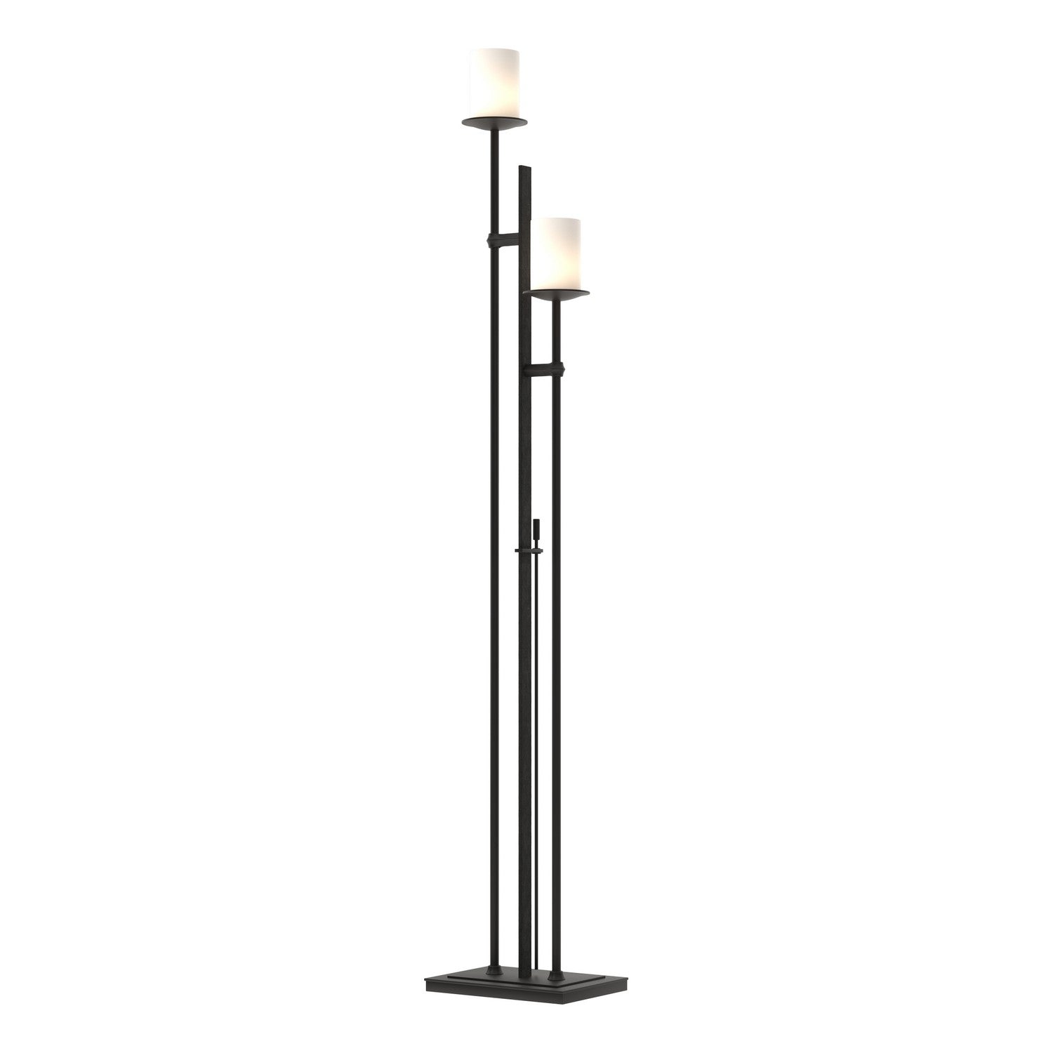 Hubbardton Forge - 234903-SKT-10-GG0188 - Rook Twin Floor Lamp - Rook - Black