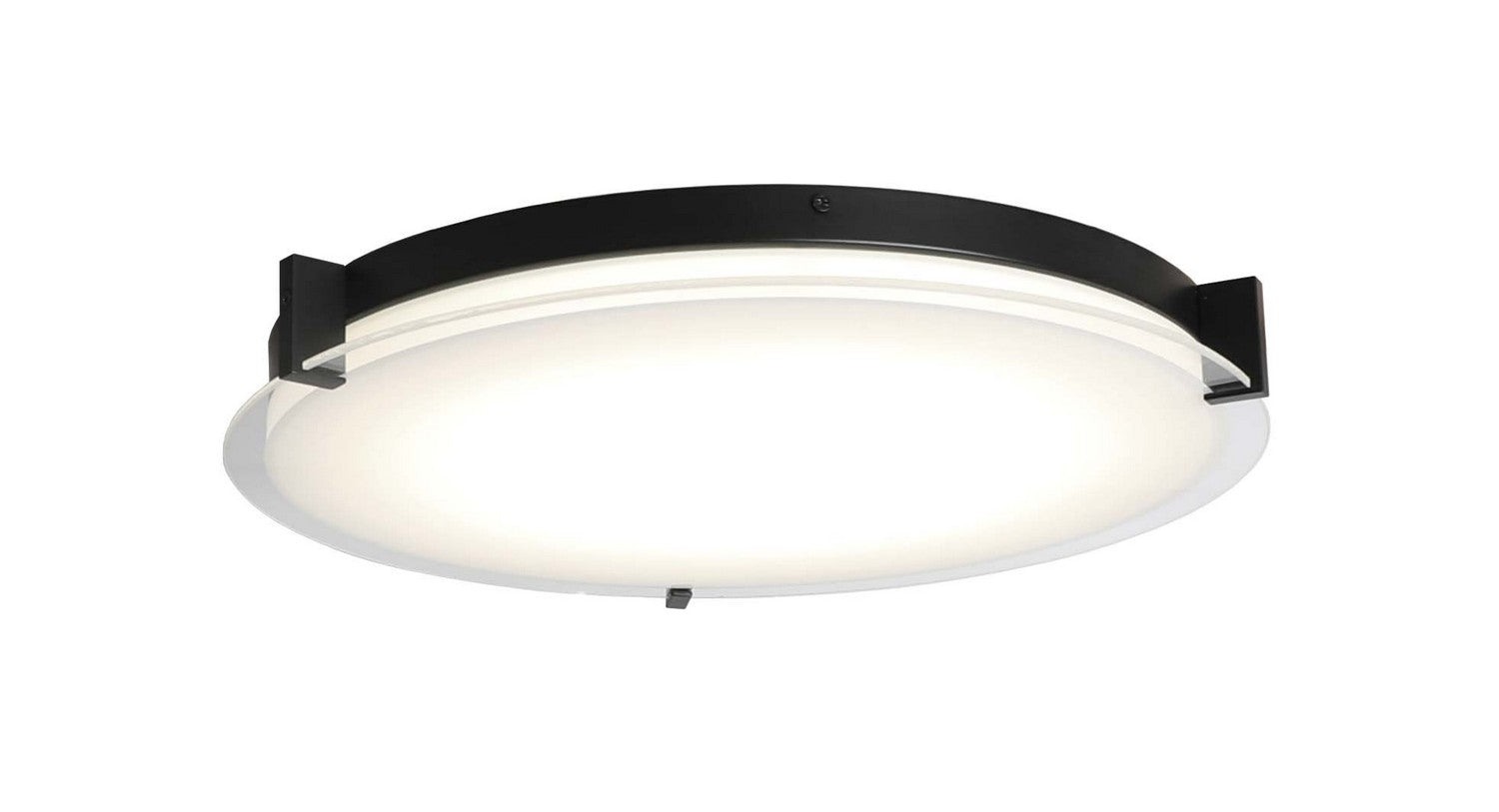 Abra - 30018FM-BL - LED Flushmount - Matrix - Black