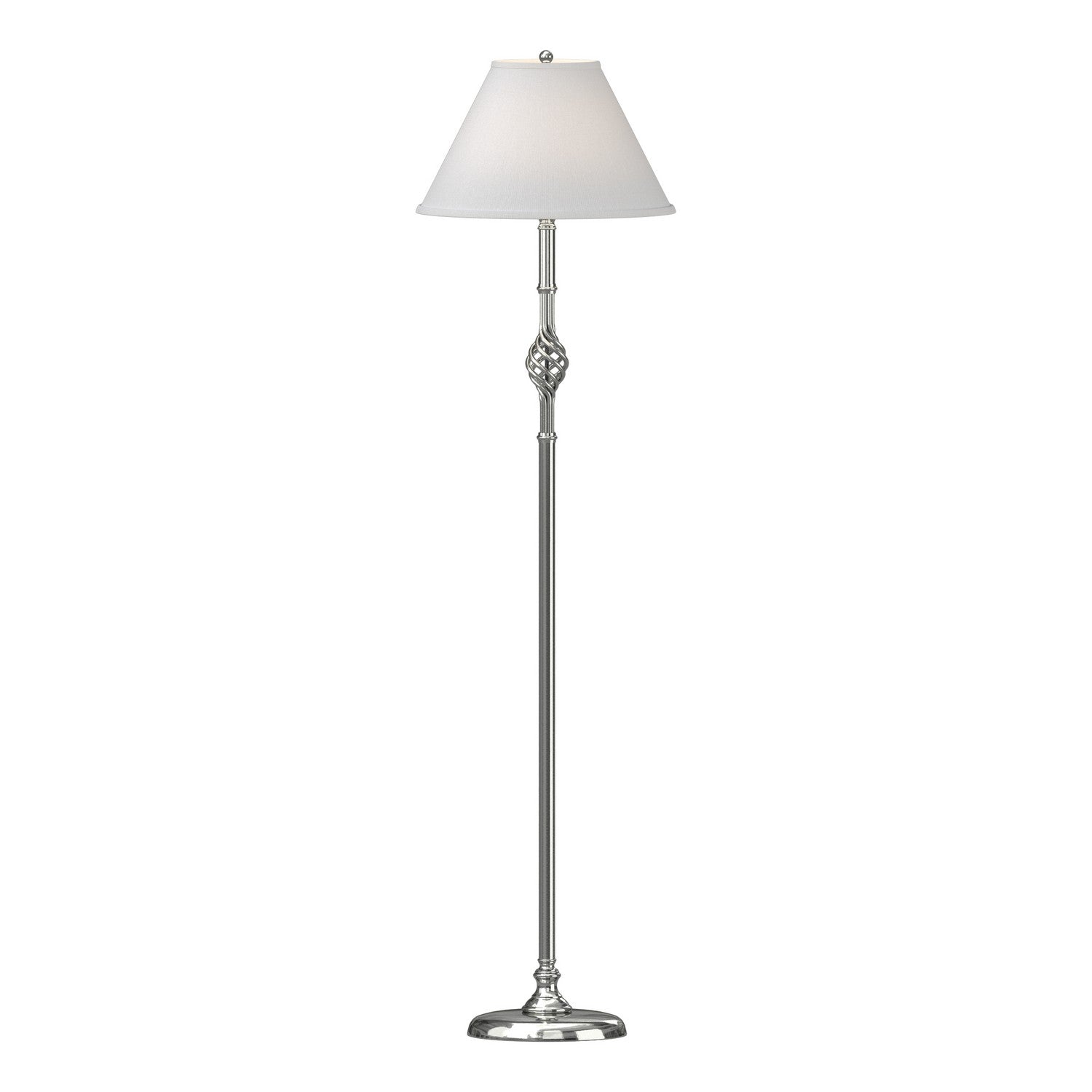 Hubbardton Forge - 242161-SKT-85-SF1755 - One Light Floor Lamp - Twist Basket - Sterling