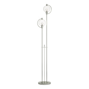 Hubbardton Forge - 242210-SKT-85-ZM0436 - Two Light Floor Lamp - Pluto - Sterling