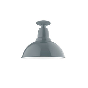 Montclair Light Works - FMB106-40 - One Light Flush Mount - Cafe - Slate Gray