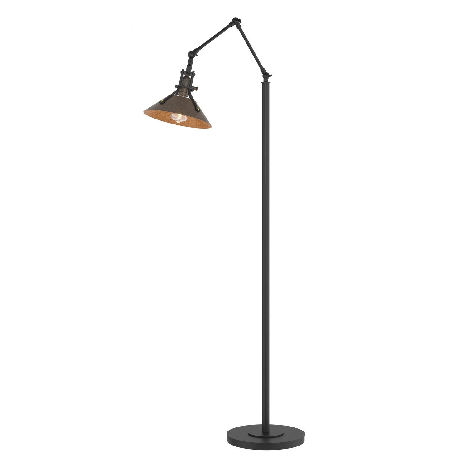 Hubbardton Forge - 242215-SKT-10-05 - Henry Floor Lamp - Henry - Black