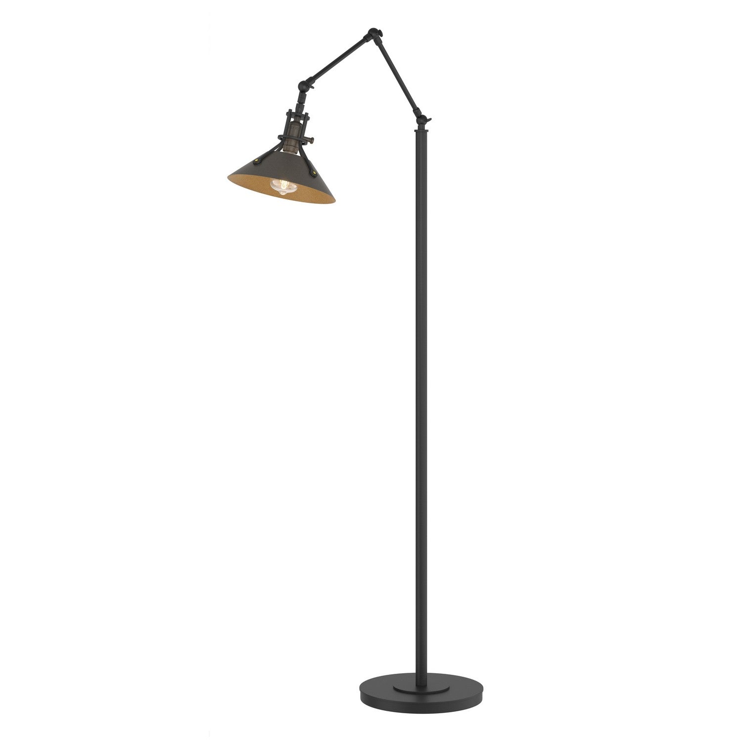 Hubbardton Forge - 242215-SKT-10-07 - Henry Floor Lamp - Henry - Black