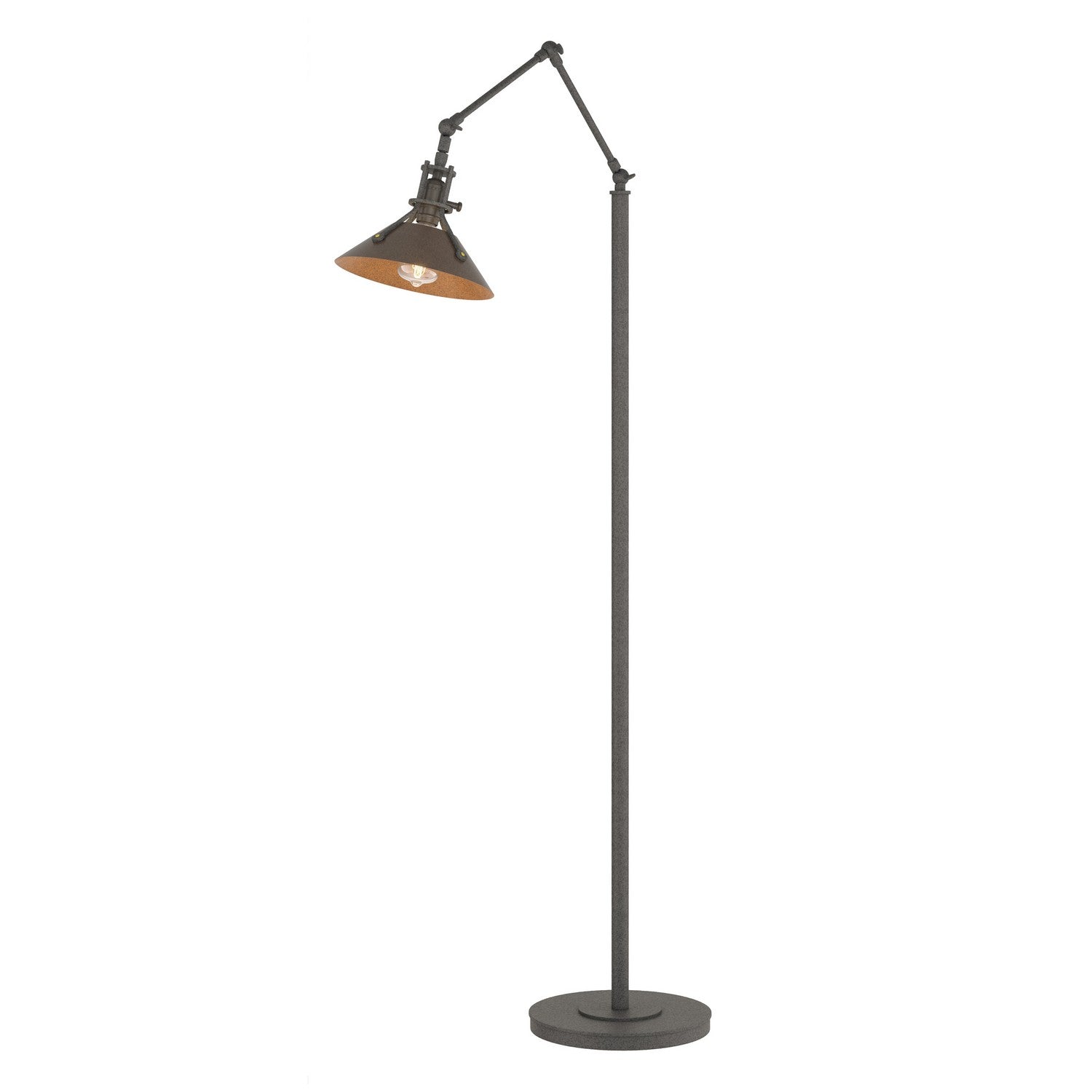 Hubbardton Forge - 242215-SKT-20-05 - Henry Floor Lamp - Henry - Natural Iron