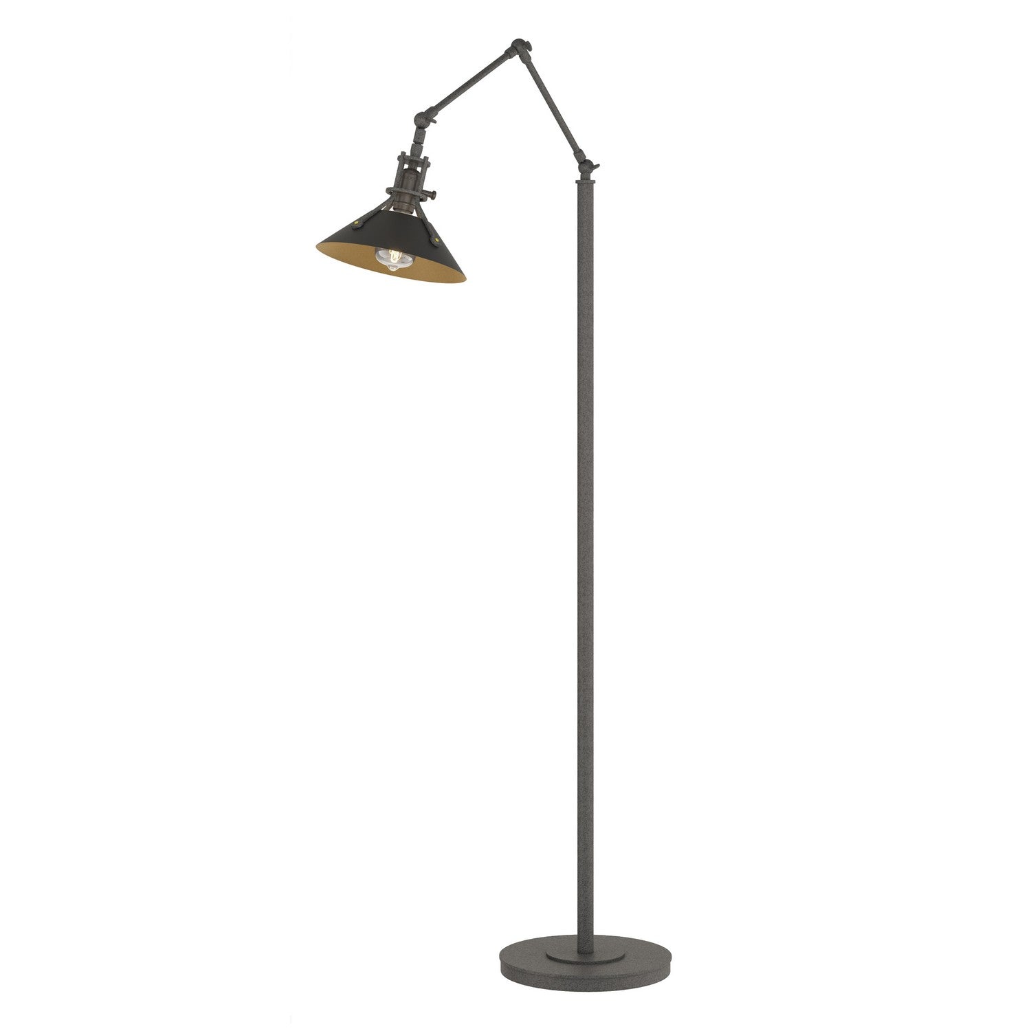 Hubbardton Forge - 242215-SKT-20-10 - Henry Floor Lamp - Henry - Natural Iron