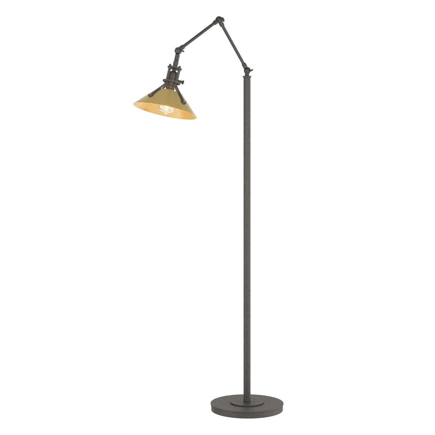 Hubbardton Forge - 242215-SKT-20-86 - Henry Floor Lamp - Henry - Natural Iron