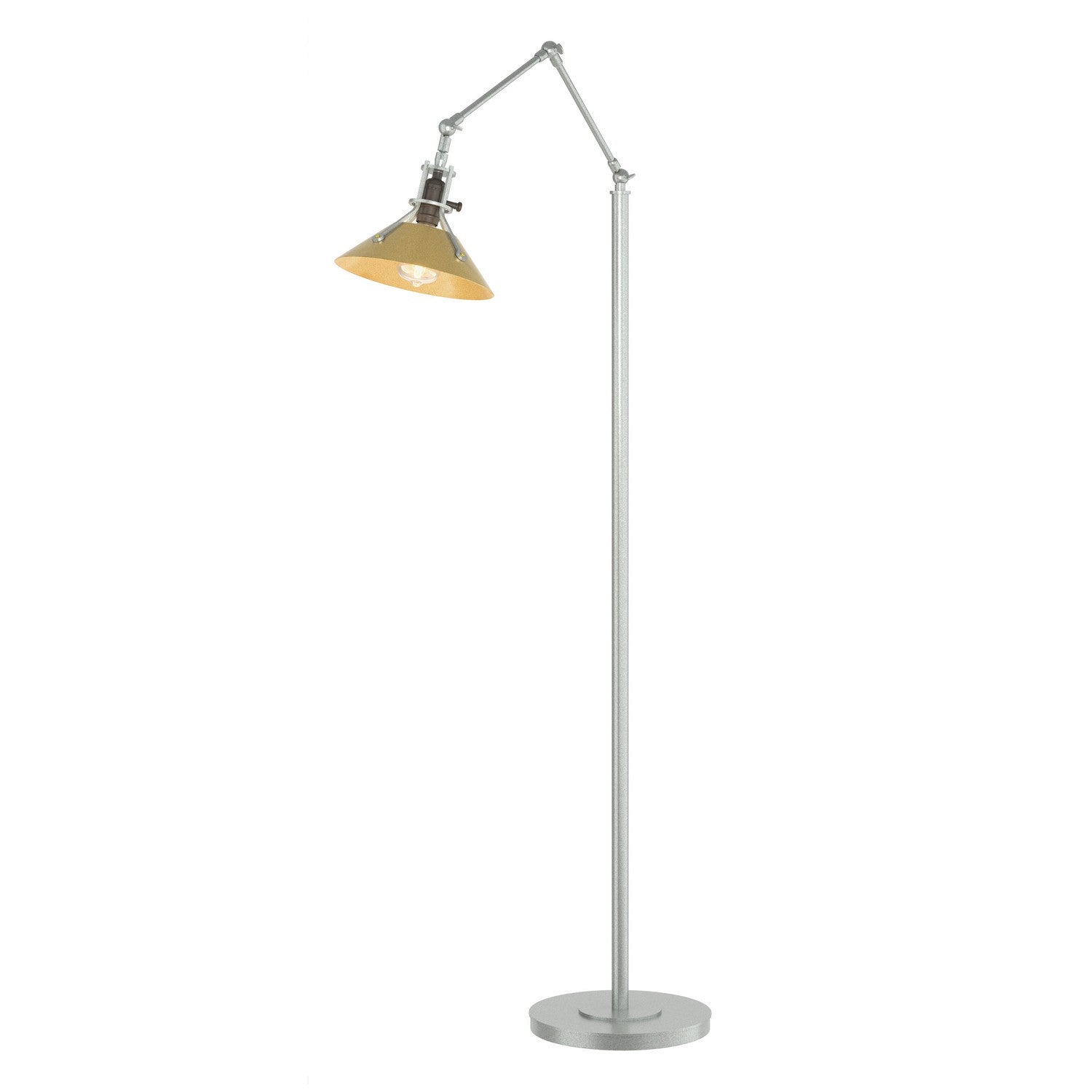 Hubbardton Forge - 242215-SKT-82-86 - Henry Floor Lamp - Henry - Vintage Platinum