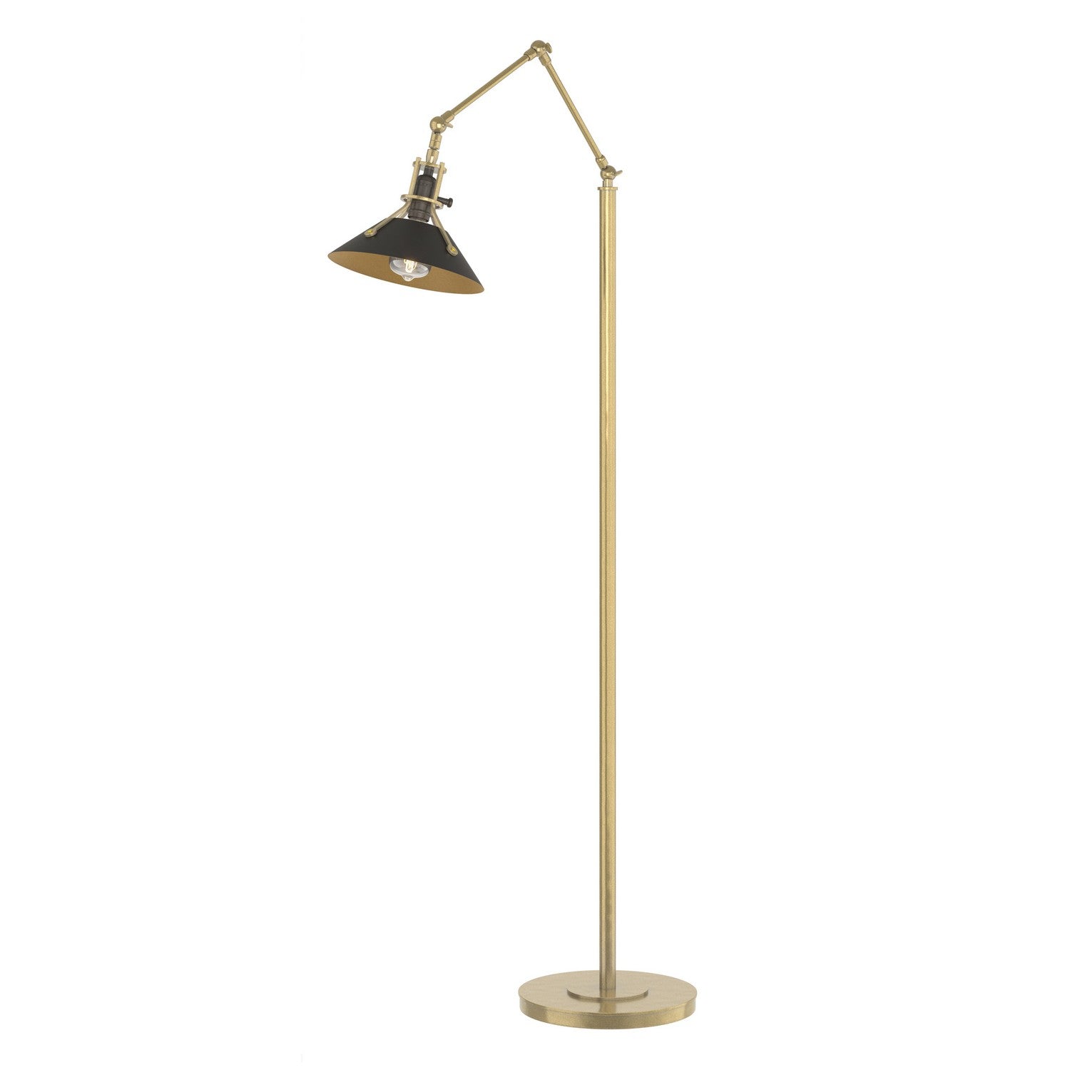 Hubbardton Forge - 242215-SKT-86-10 - Henry Floor Lamp - Henry - Modern Brass