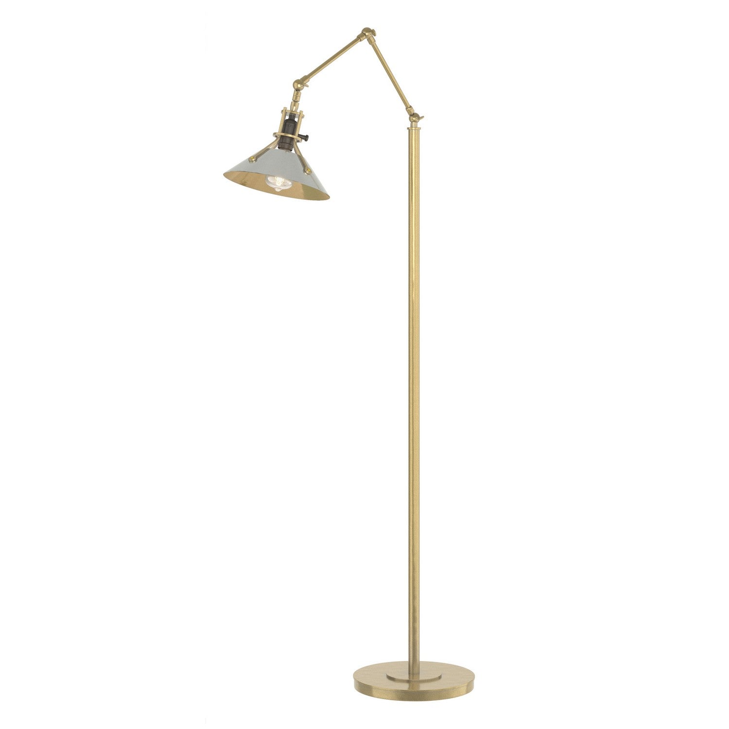 Hubbardton Forge - 242215-SKT-86-85 - Henry Floor Lamp - Henry - Modern Brass