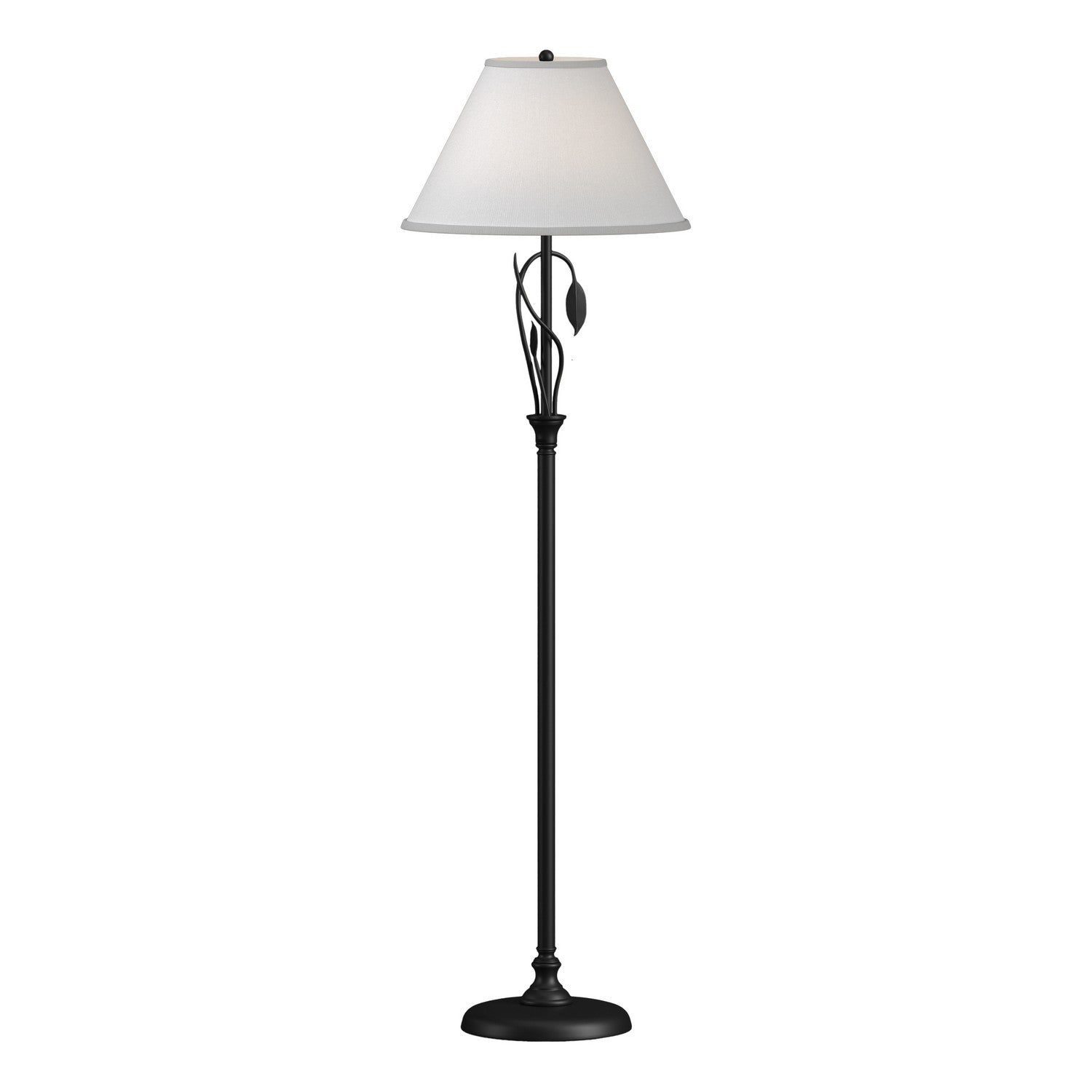Hubbardton Forge - 246761-SKT-10-SF1755 - Forged Leaves and Vase Floor Lamp - Leaf - Black