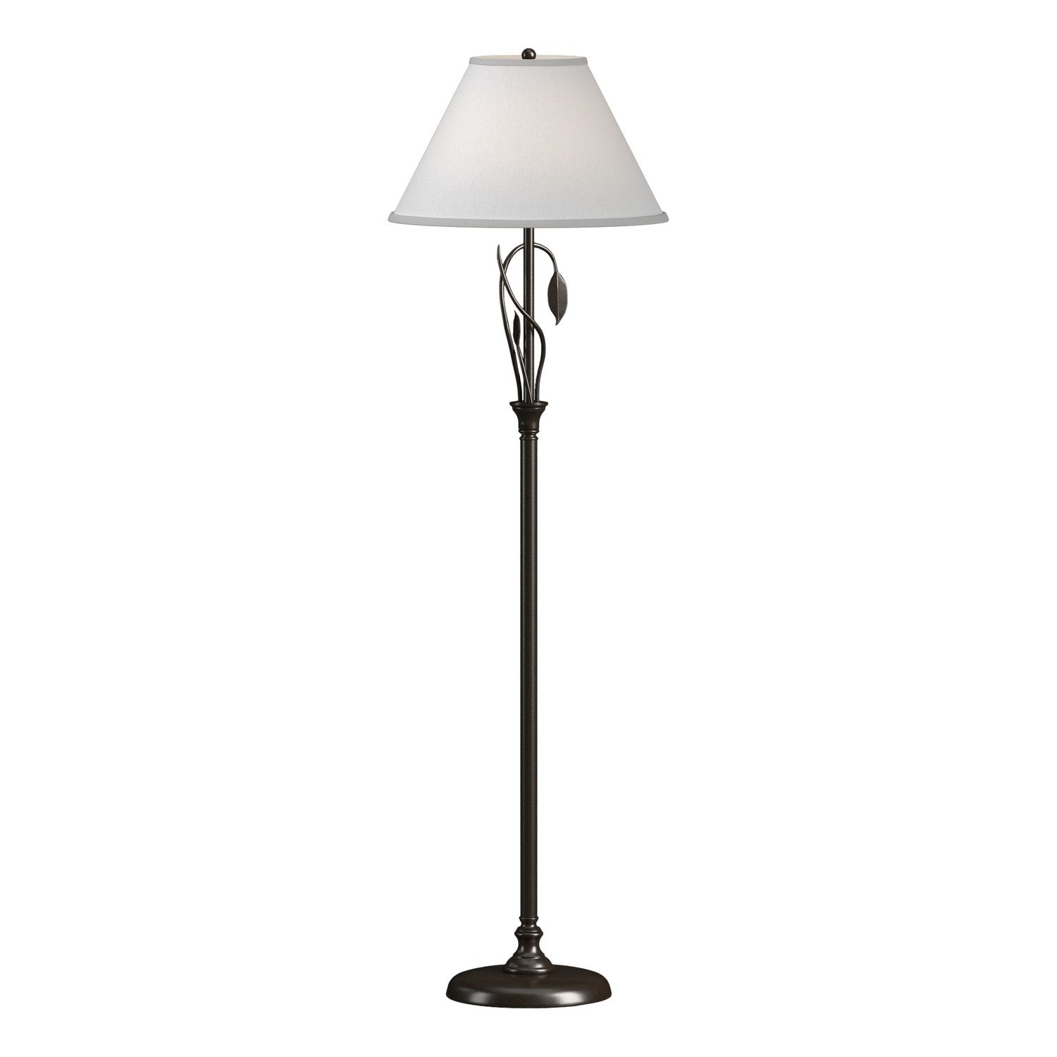 Hubbardton Forge - 246761-SKT-14-SF1755 - Forged Leaves and Vase Floor Lamp - Leaf - Oil Rubbed Bronze