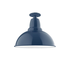 Montclair Light Works - FMB107-50 - One Light Flush Mount - Cafe - Navy