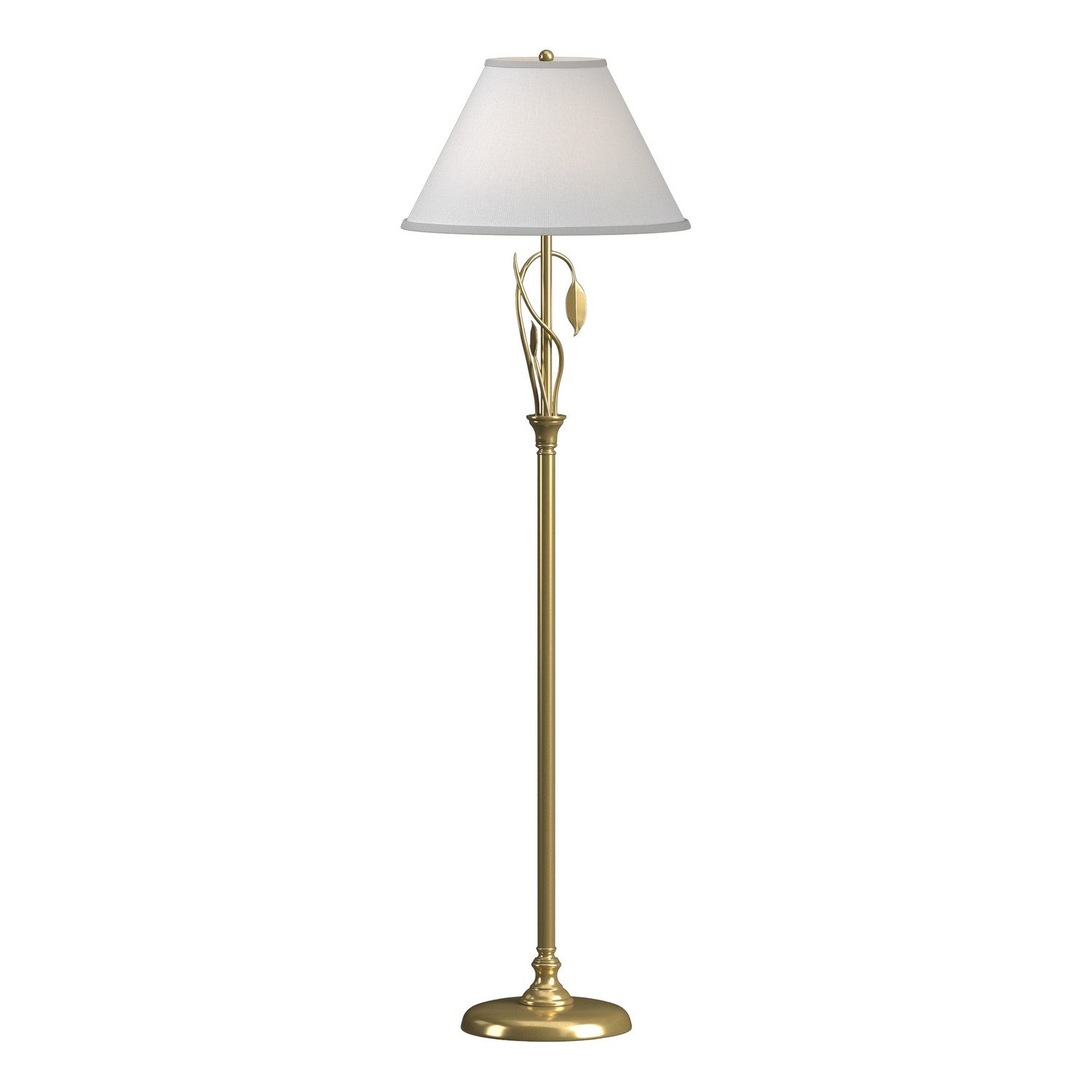 Hubbardton Forge - 246761-SKT-89-SF1755 - Forged Leaves and Vase Floor Lamp - Leaf - Ink