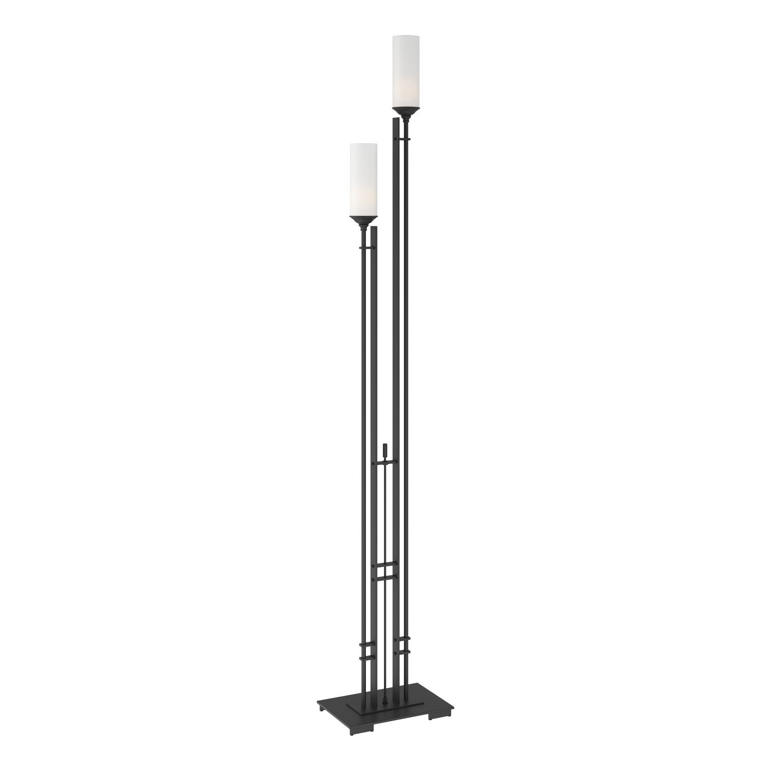 Hubbardton Forge - 248416-SKT-10-GG0073 - Metra Twin Tall Floor Lamp - Metra - Black