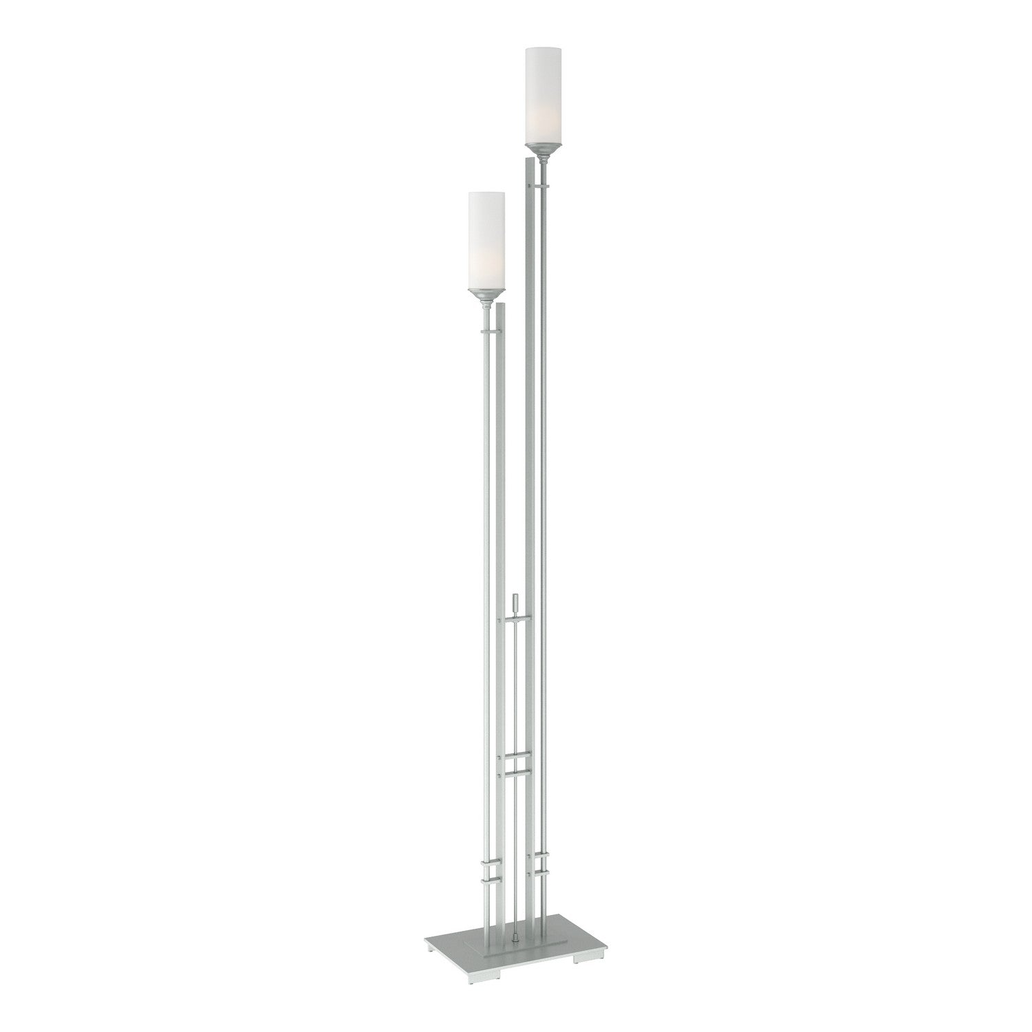 Hubbardton Forge - 248416-SKT-82-GG0073 - Metra Twin Tall Floor Lamp - Metra - Vintage Platinum