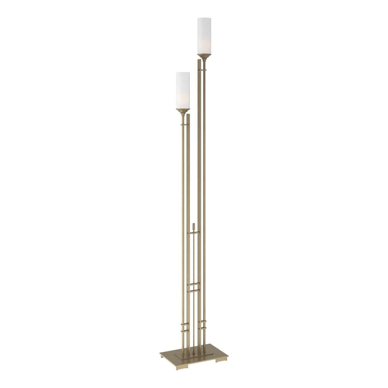 Hubbardton Forge - 248416-SKT-84-GG0073 - Metra Twin Tall Floor Lamp - Metra - Soft Gold