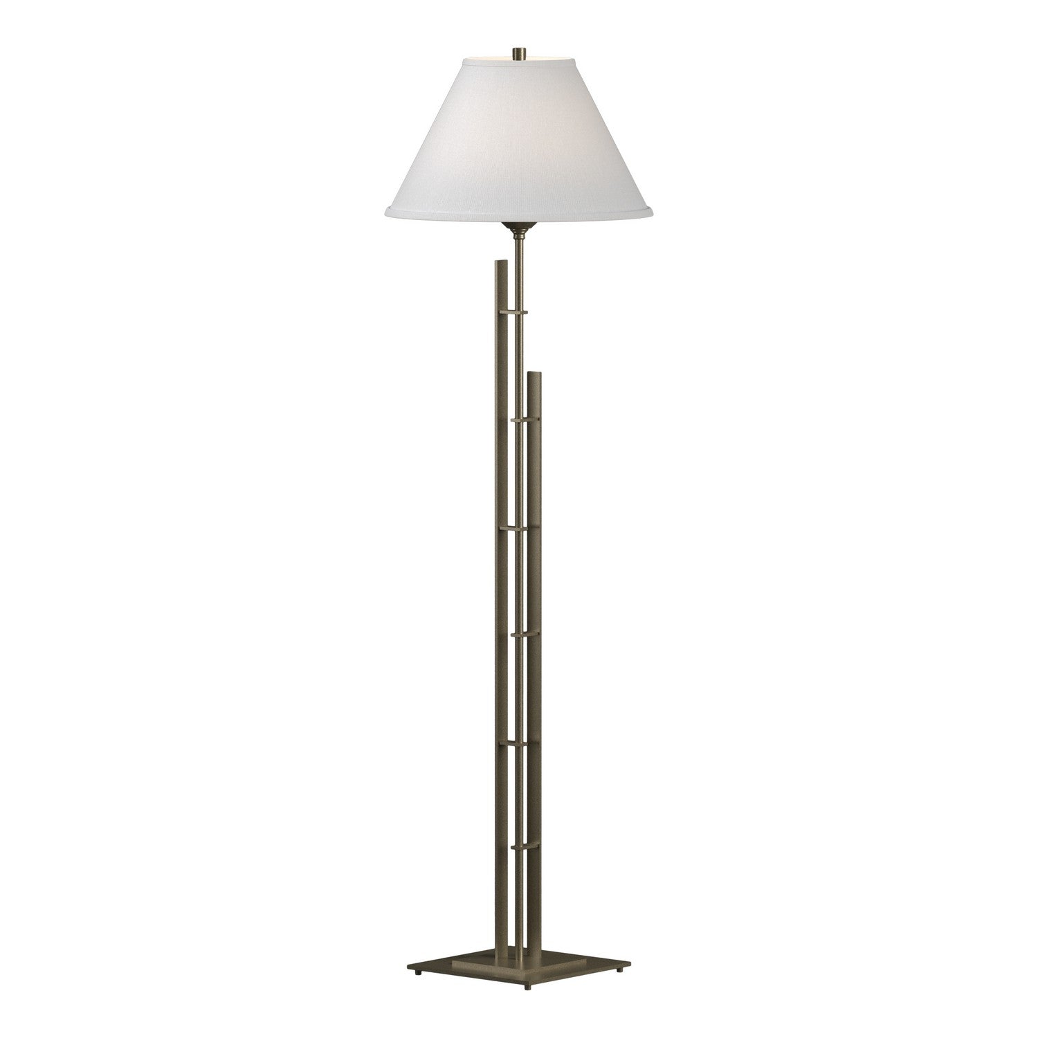 Hubbardton Forge - 248421-SKT-84-SF1955 - Metra Double Floor Lamp - Metra - Soft Gold