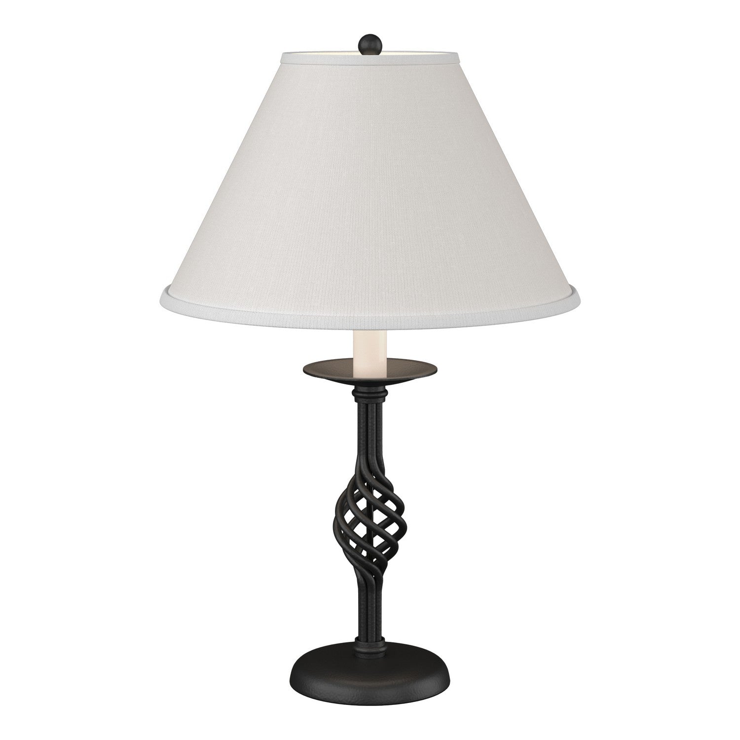 Hubbardton Forge - 265001-SKT-10-SF1555 - Twist Basket Table Lamp - Twist Basket - Black