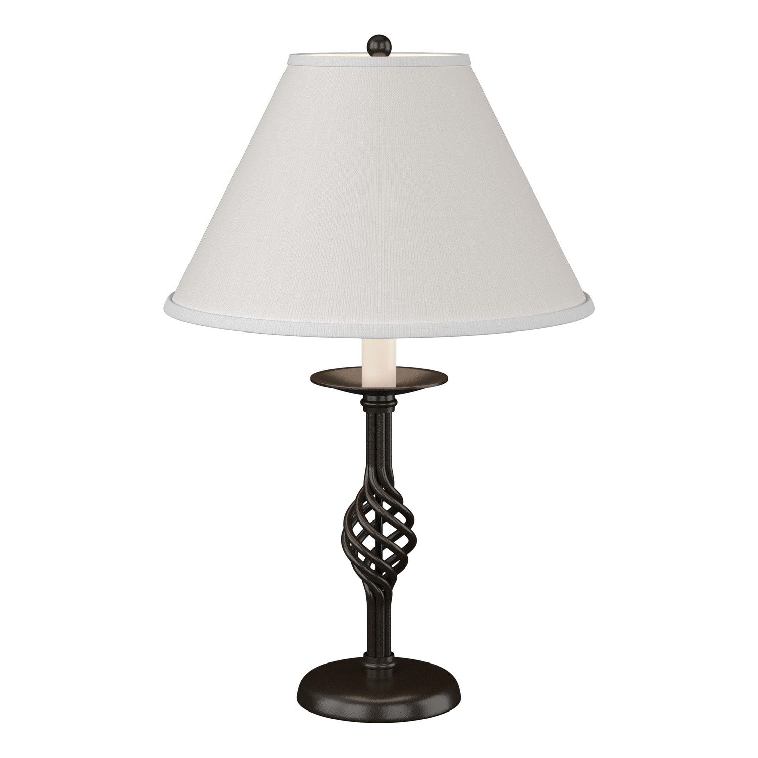 Hubbardton Forge - 265001-SKT-14-SF1555 - Twist Basket Table Lamp - Twist Basket - Oil Rubbed Bronze