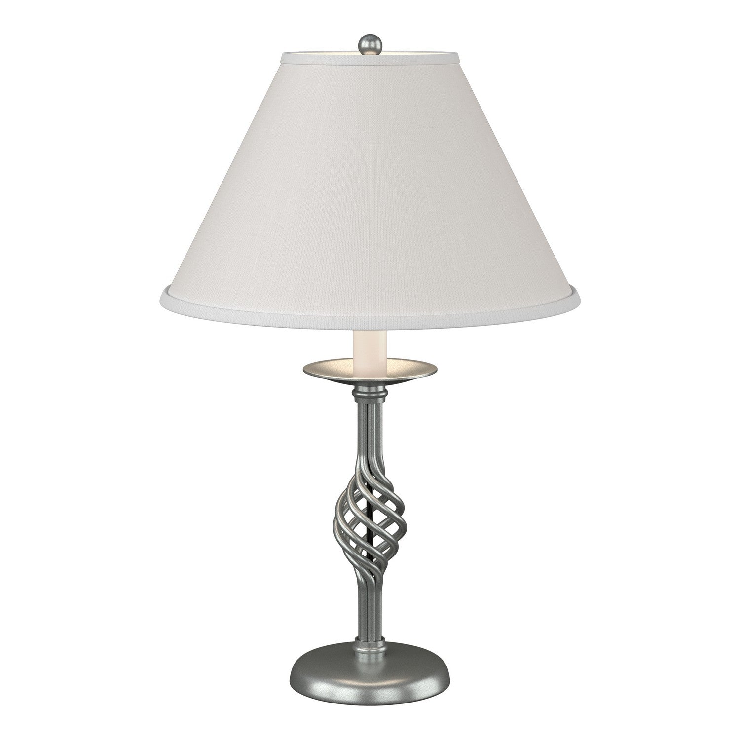 Hubbardton Forge - 265001-SKT-82-SF1555 - Twist Basket Table Lamp - Twist Basket - Vintage Platinum