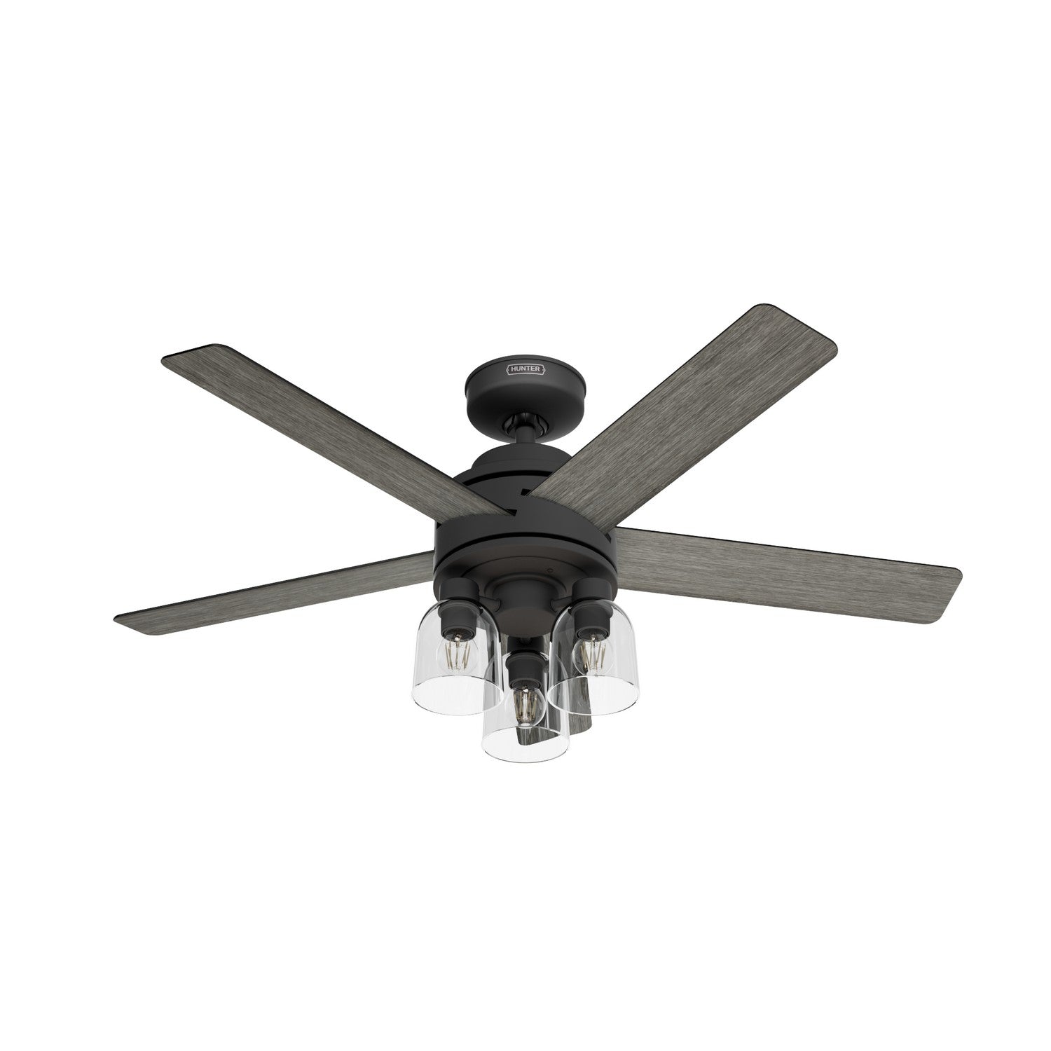 Hunter - 52650 - 52" Ceiling Fan - Lochemeade - Matte Black