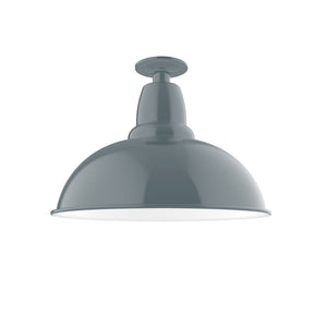 Montclair Light Works - FMB108-40 - One Light Flush Mount - Cafe - Slate Gray