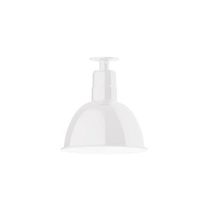 Montclair Light Works - FMB116-44-G05 - One Light Flush Mount - Deep Bowl - White