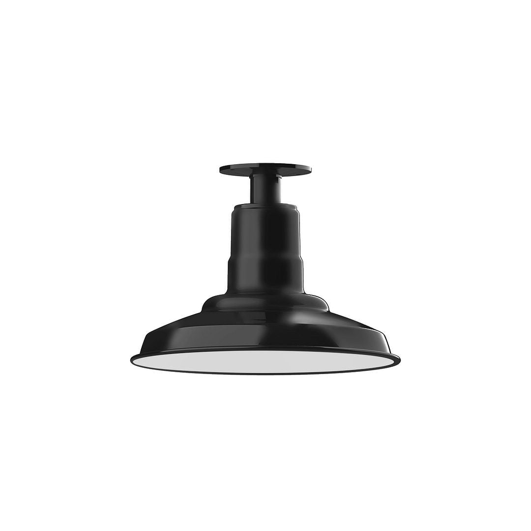 Montclair Light Works - FMB182-41-L12 - LED Flush Mount - Warehouse - Black