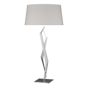 Hubbardton Forge - 272850-SKT-82-SE1815 - One Light Table Lamp - Facet - Vintage Platinum