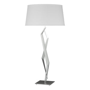 Hubbardton Forge - 272850-SKT-82-SF1815 - One Light Table Lamp - Facet - Vintage Platinum