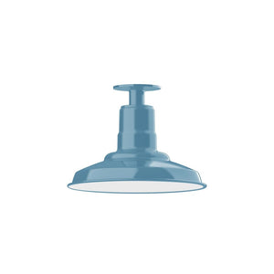 Montclair Light Works - FMB182-54-G06 - One Light Flush Mount - Warehouse - Light Blue